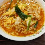 餃子の王将 - 豚辛ラーメン580円