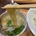 開運橋通 ふじ原 - 鴨と名古屋コーチンを和出汁と合わせた塩付け汁