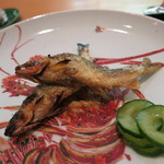 25年8月　稚鮎　焼き揚げ