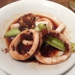 くろさわ東京菜 - スルメイカの豆豉蒸し