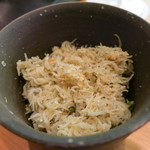 じき 宮ざわ - 25年8月　白味噌で炊いたジャコ