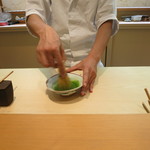 じき 宮ざわ - 25年8月　大将のお点前