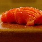 鮨 難波 - めじまぐろ。 別の個体。 こちらは100キロ。 