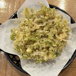 ごはん屋さくら - シラスとあおさのかき揚げ