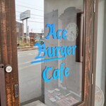 エース バーガー カフェ - ドア