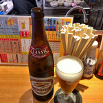 赤垣屋 - 瓶ビール550円