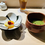 天冨良 銀座 よこ田 - お臼＆フルーツ