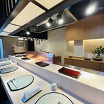 天冨良 銀座 よこ田 - 店内