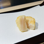 天冨良 銀座 よこ田 - 帆立