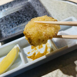 天冨良 銀座 よこ田 - カレー塩で