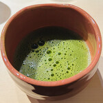 天冨良 銀座 よこ田 - お抹茶♡嬉しい