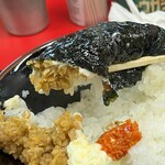 王道家直系 IEKEI TOKYO - 【再訪】ライスを海苔で巻く