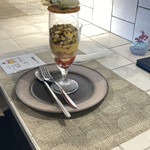 デザートカフェ ハチドリ - サー子叔母の夏野菜のパフェ