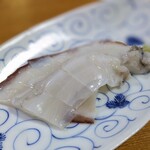 山孝食堂 - お通し(いかさし)