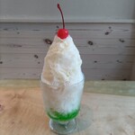 rush tag - 料理写真:横からの図