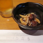 輪だち - 付きだし。