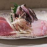 肴屋 魚まる - お刺身 ちょこっと盛り