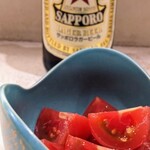 肴屋 魚まる - トマトの浅漬け