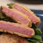 肴屋 魚まる - ハムカツ