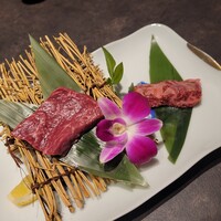 西中州焼肉 きらく - 和牛ハラミと和牛サガリ