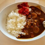 旭山動物園東門レストラン カムイチカプ - ・ビーフカレー860円