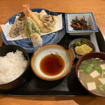 Kubota - 天ぷら定食。値段は確か1,800円かと。