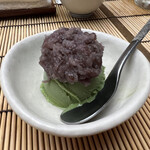 すし匠 - アイスクリーム（抹茶あずきと塩）