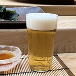 すし匠 - 生ビール(小)