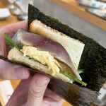 スシコーヒー - しめ鯖サンド