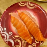 回転寿し トリトン - 青森生サーモン