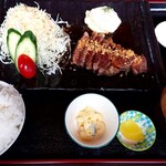189 JACK - 週末限定 牛サーロインステーキ定食(1500円税込)