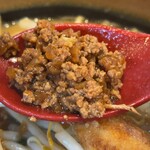 蔵deらーめん - 肉味噌リフト