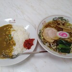 洋華 - Cセット（ラーメン＋カレーライス）