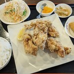 中華料理 三郷520 - 定食全景(台湾ラーメン以外)