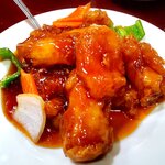 龍盛菜館 - 酢豚をお代わり