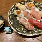 江坂鮨バル おーうえすと - 特上鮨盛り合わせ