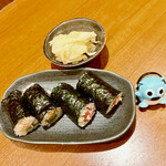 江坂鮨バル おーうえすと - 鉄火巻きにイカ明太巻き　合わせて470円