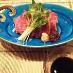 日本料理 とくを - 阿蘇の馬刺し。