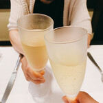 ル・マルカッサン - 夏はこれですね　乾杯〜い