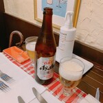 ル・マルカッサン - 先づはビールで乾杯