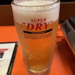 赤とうがらし青とうがらし - 生ビール650円X4