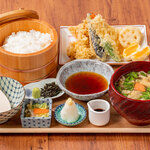 Chicken tempura hitsumabushi set meal