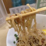 麺屋 いちょう - 海老まぜそば_麺