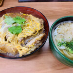 笑福うどん - カツ丼セット