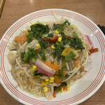 リンガーハット - 彩り皿うどんバジルソース