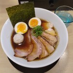 麺屋 いちょう - 特製黒醤油らぁめん+チャーシュー
