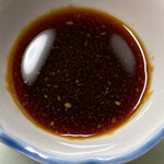 鯉とうなぎのまるます家 - げそ天のたれ