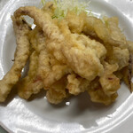 鯉とうなぎのまるます家 - げそ天