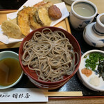 Kenjousoba Haneya - てんぷら割子3段