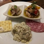 ブルスケッテリア デッリ アルティスティ - 13.08.23 前菜5種盛り合わせ
      